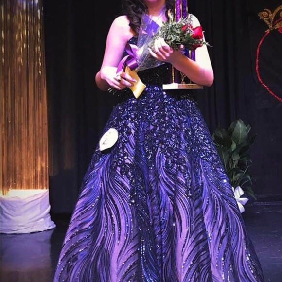 Strapless pageant dress by Blush! - Picture 8 of 8